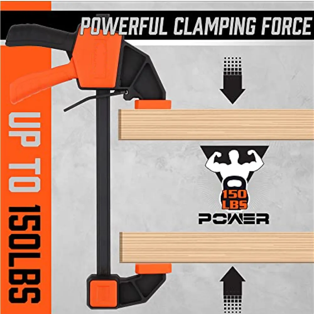 2-Piece 6" Spreader Woodworking Clamps