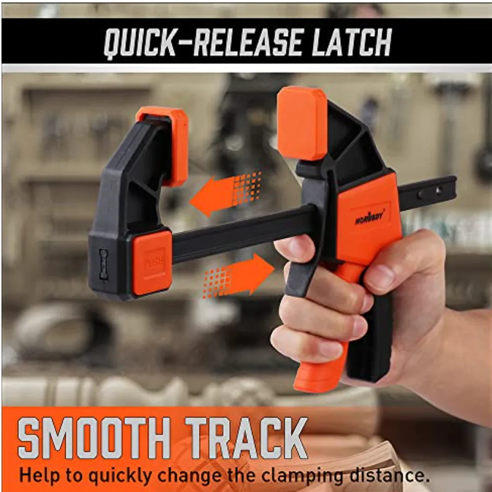 2-Piece 6" Spreader Woodworking Clamps