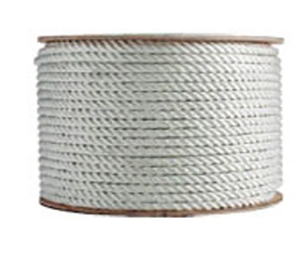 3 Strand Twisted White Nylon Rope