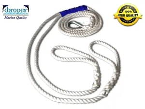 3/4" X 20' Three Strand Double Mooring Line 100% Nylon