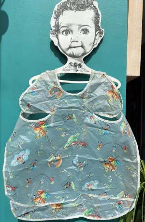 Big 1950s Made in U.S.A  Playground Bib with Shoulders