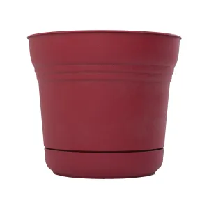 Bloem Saturn SP1212 Planter, 10.8 in W, Polypropylene, Union Red