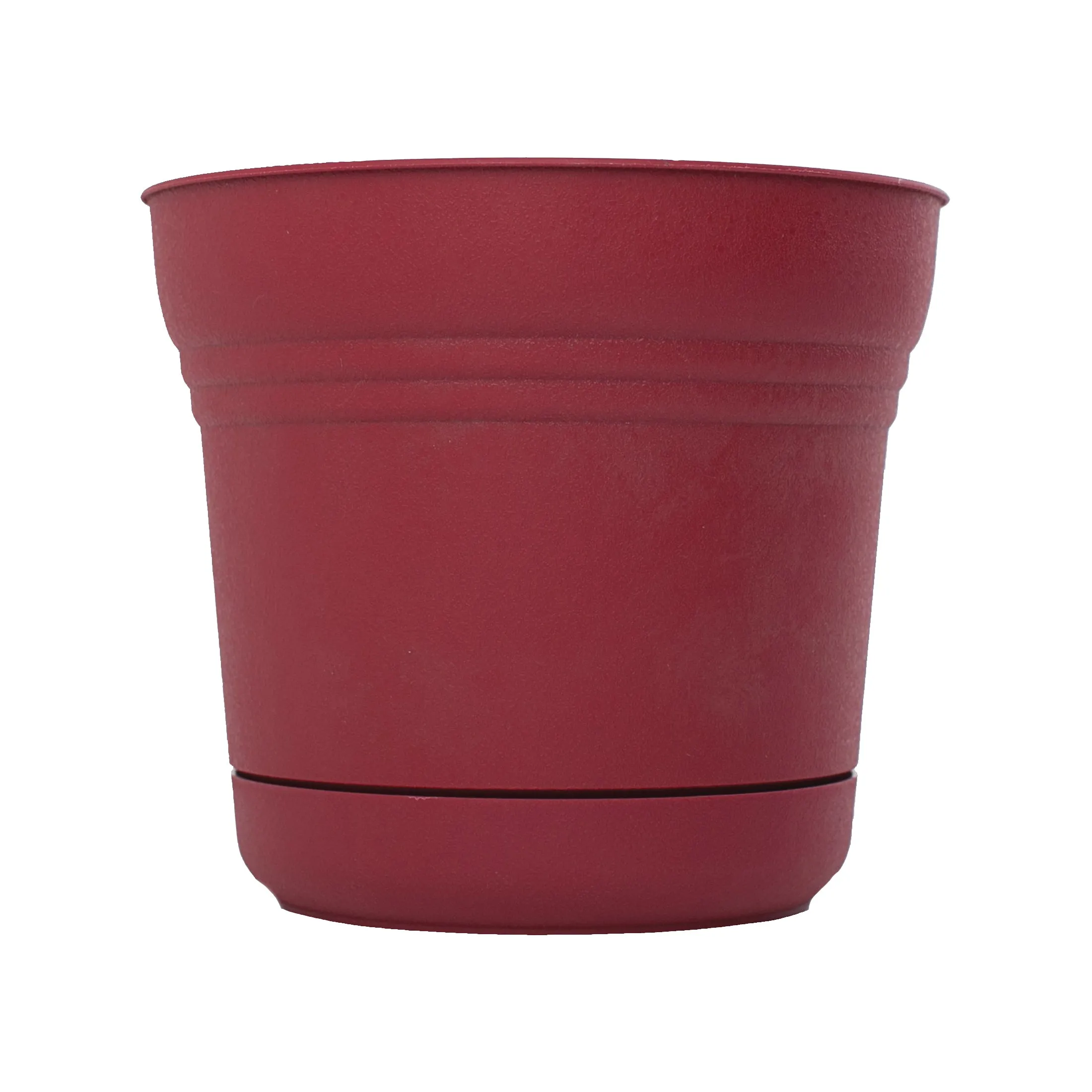 Bloem Saturn SP1212 Planter, 10.8 in W, Polypropylene, Union Red