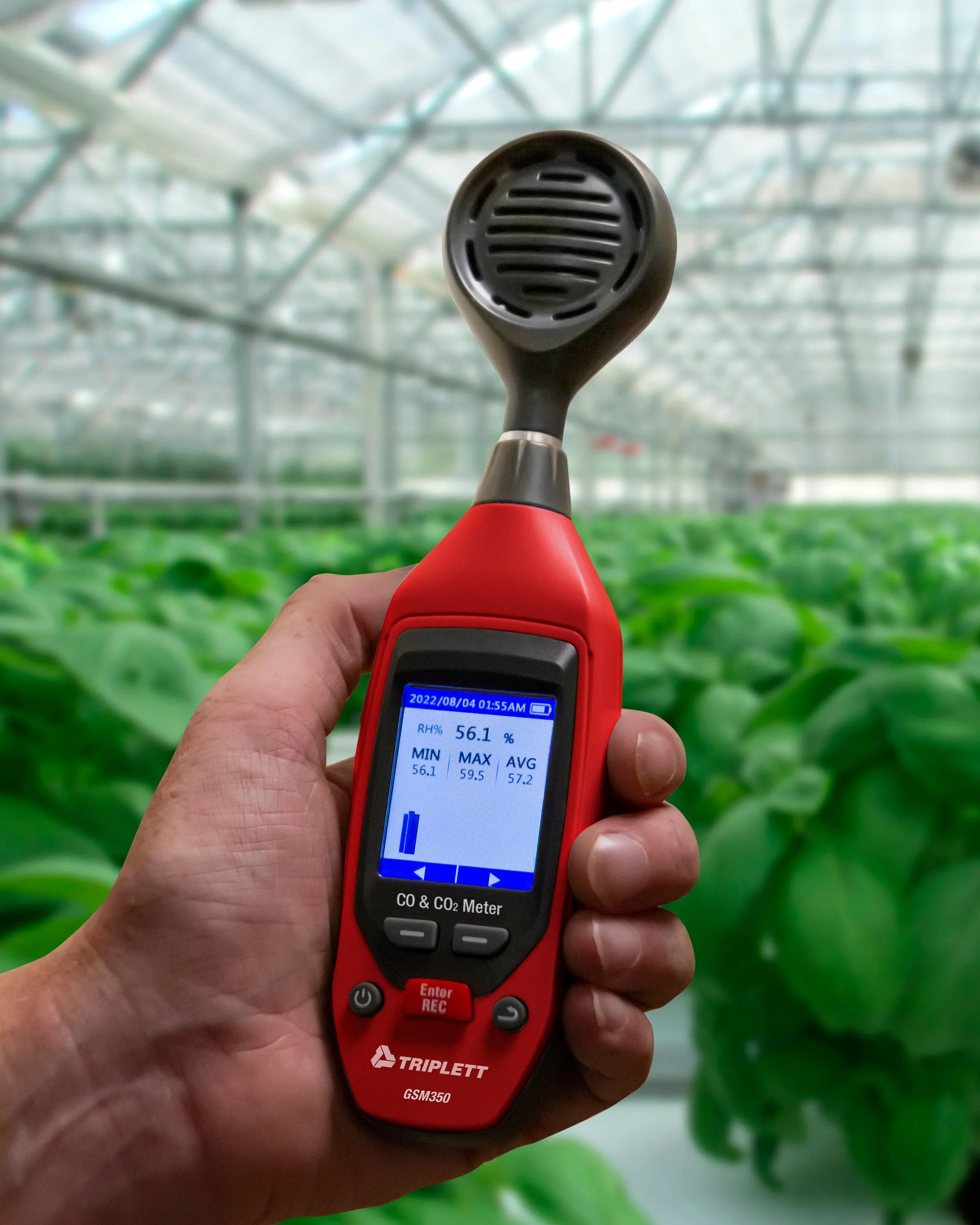 Carbon Monoxide/Carbon Dioxide IAQ Meter with Memory - (GSM350)