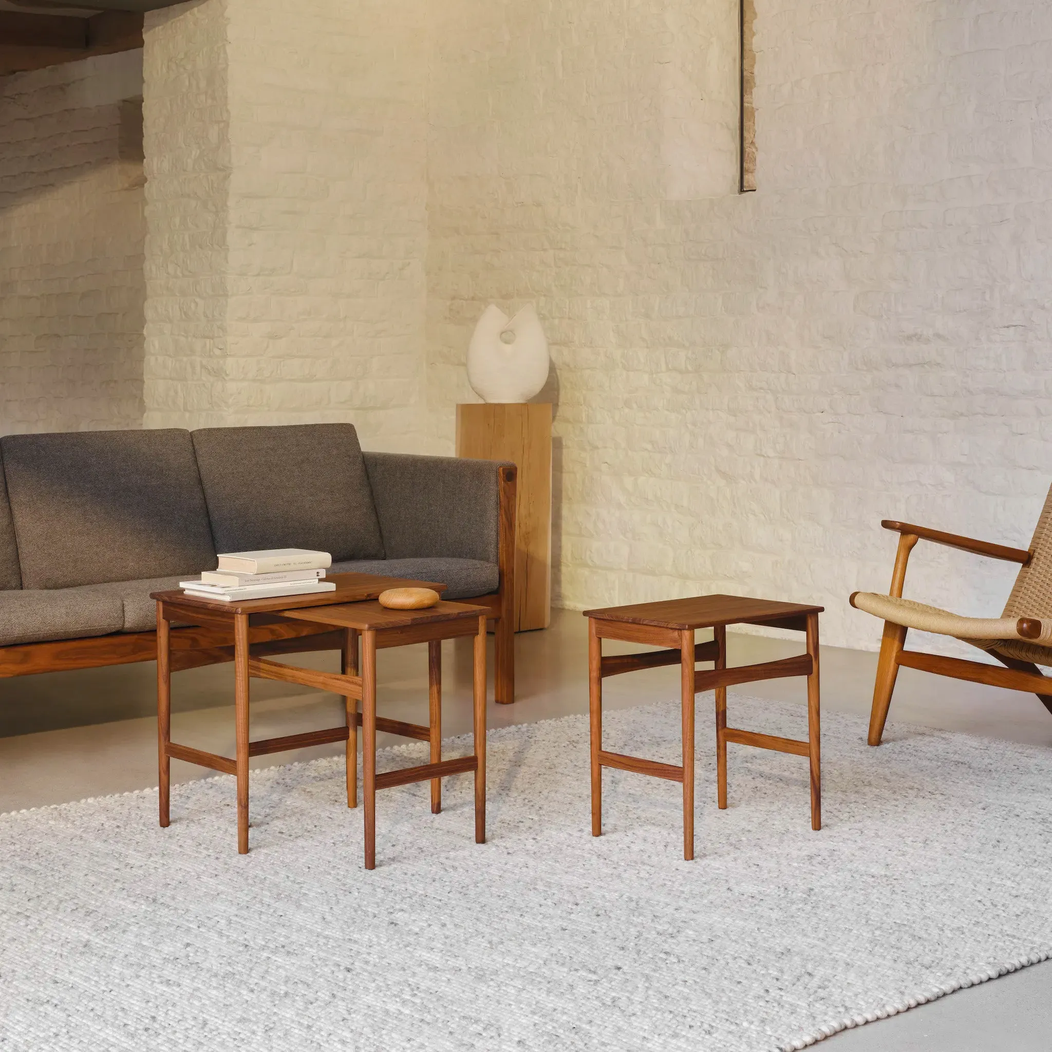 CH004 Nesting Tables by Carl Hansen & Søn