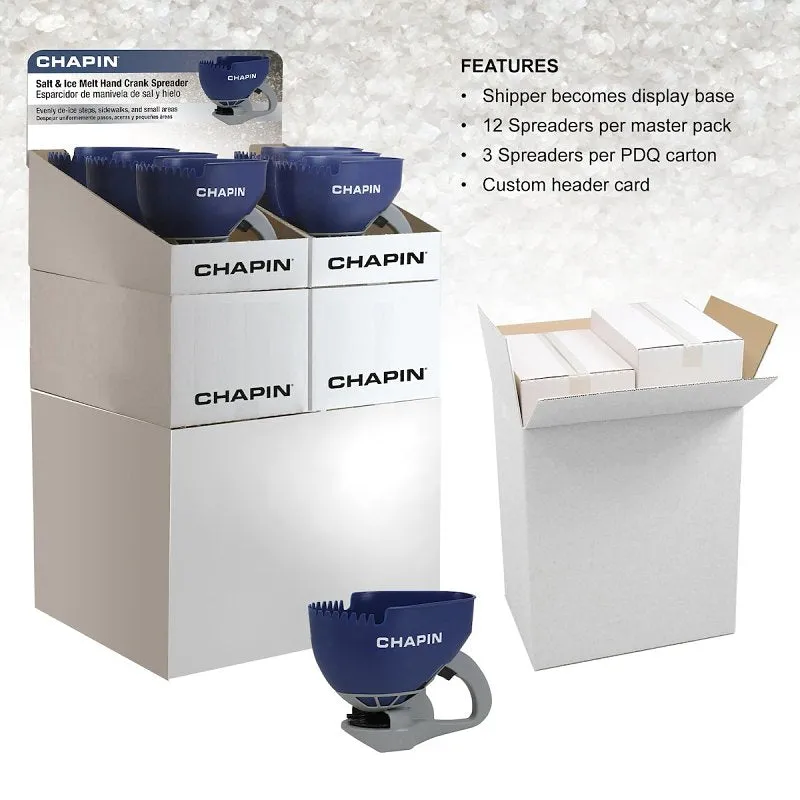 CHAPIN 8705A Hand Crank Spreader, 1.6 L Capacity, Poly :EA: QUANTITY: 1