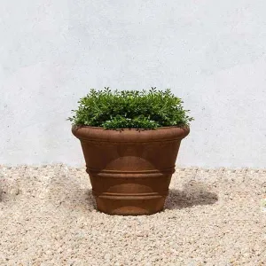 Classic Rolled Rim 14.75″ Planter Campania International