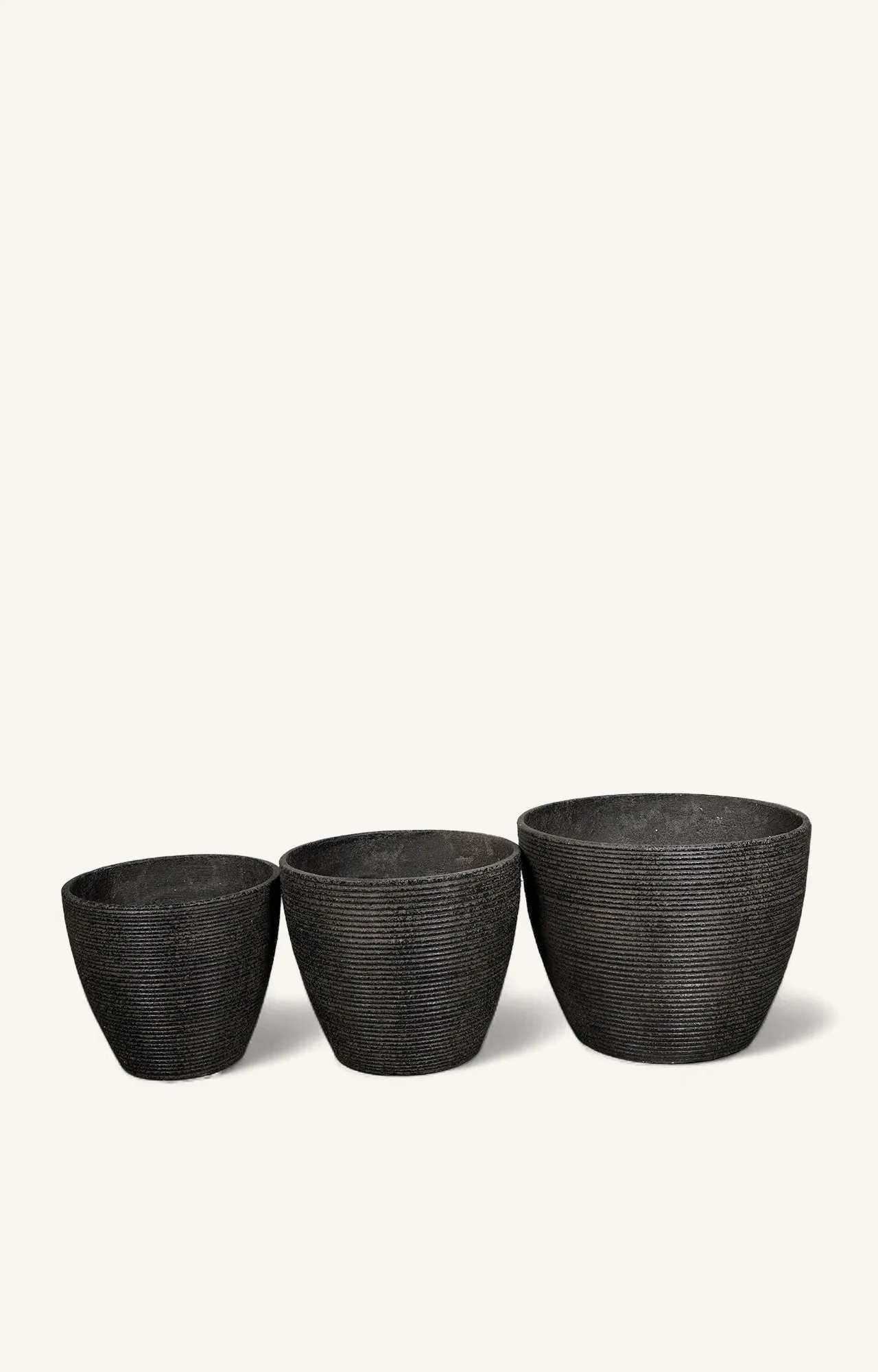 Contemporary Matte Planter Set