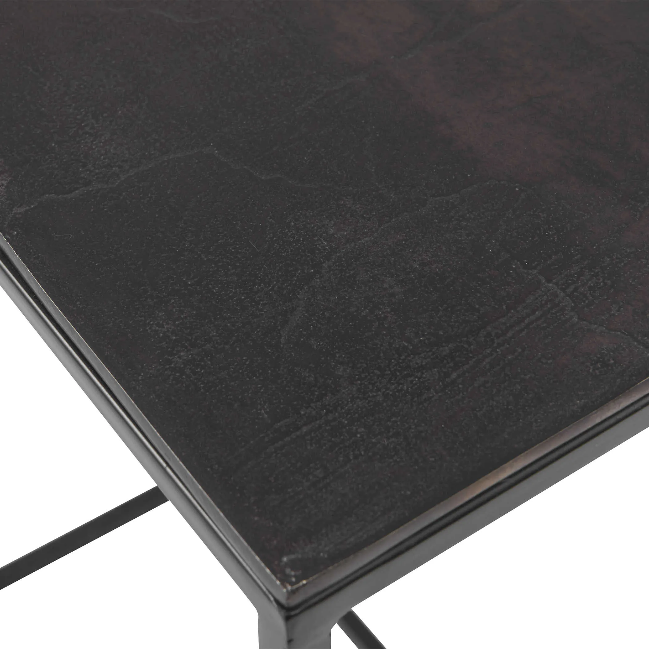Coreene Iron Nesting Tables Set of 3