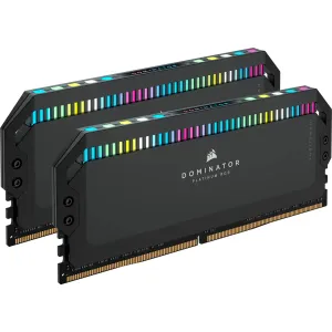 Corsair Ram Dominator Platinum Rgb - 64 Gb (2 X 32 Gb Kit) - Ddr5 6000 Dimm Cl40