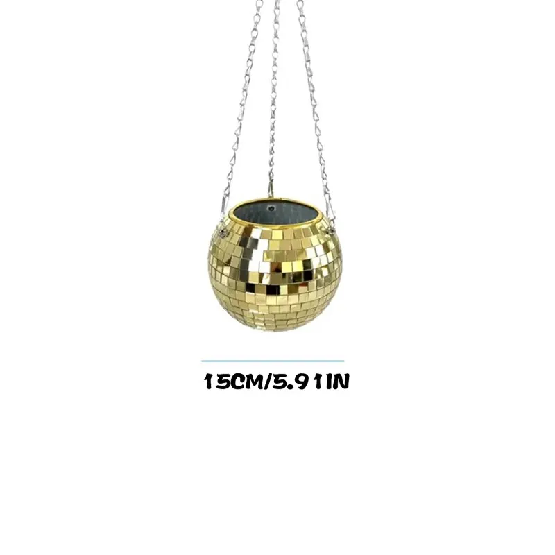 Disco Ball Planter