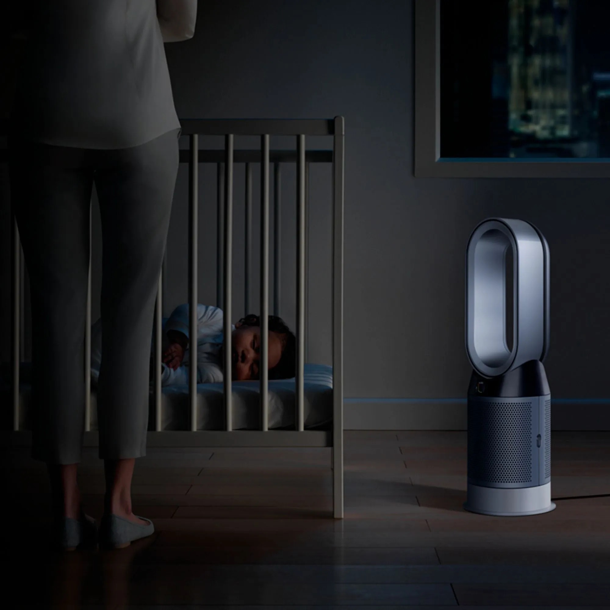 Dyson Pure Hot   Cool HP04 Purifying Heater   Fan, White/Silver