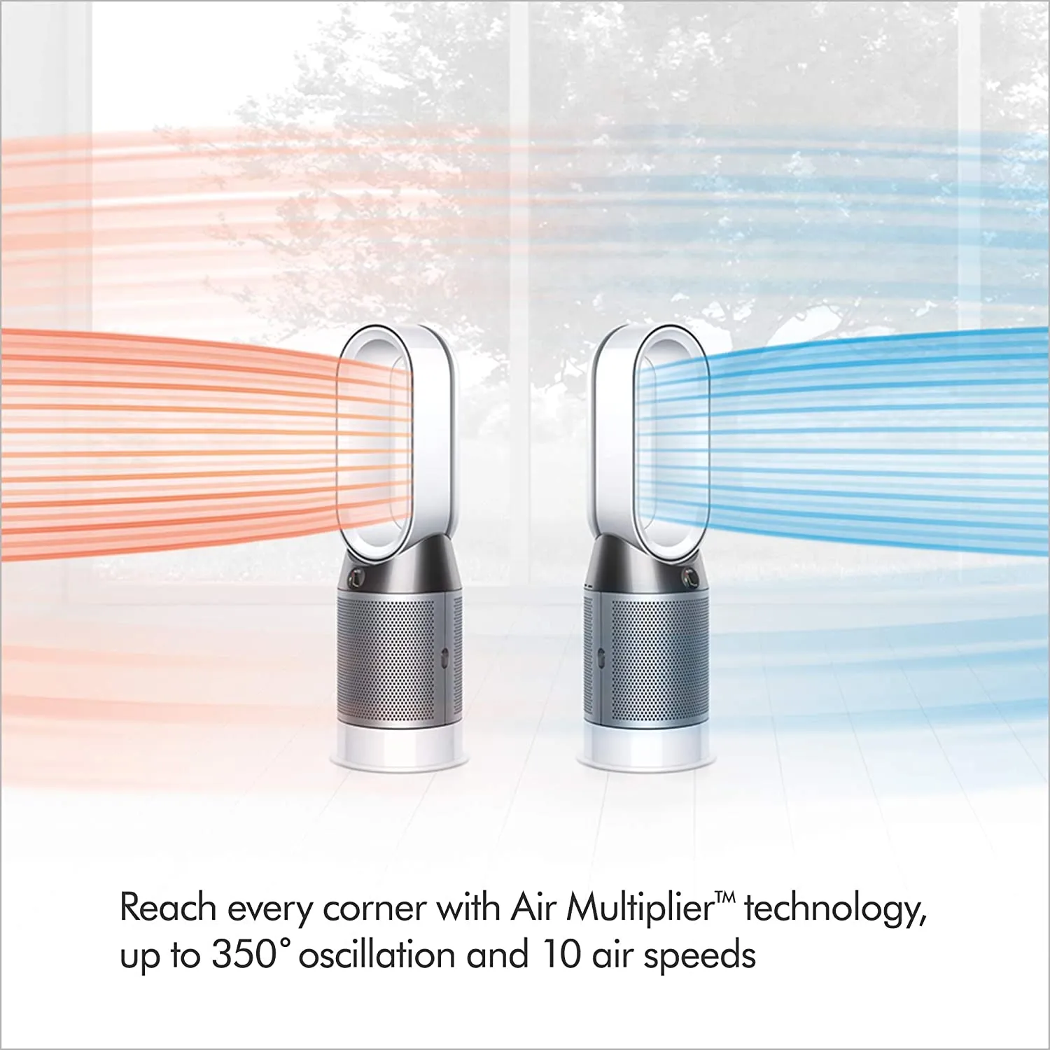 Dyson Pure Hot   Cool HP04 Purifying Heater   Fan, White/Silver