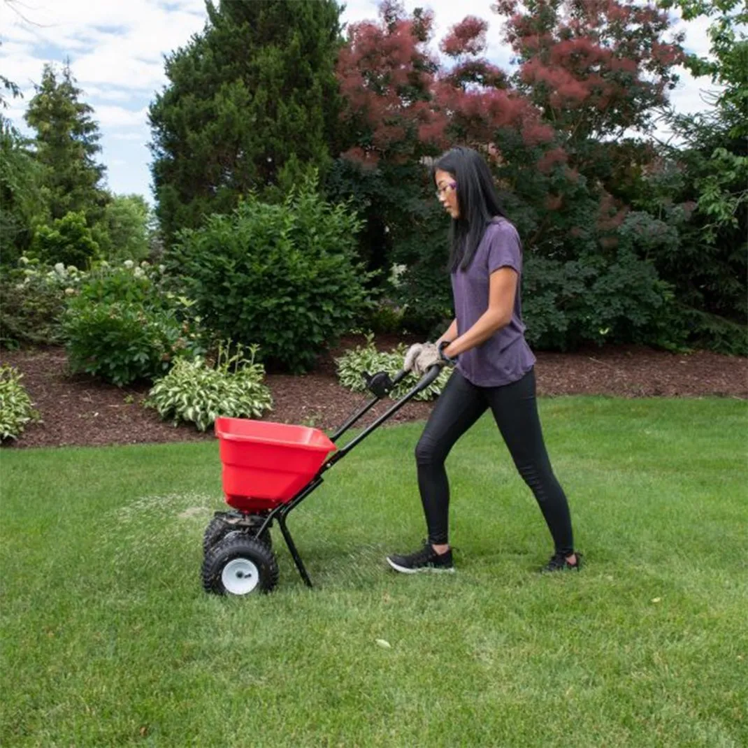 Earthway broadcast walk-behind seed & fertiliser spreader 35kg