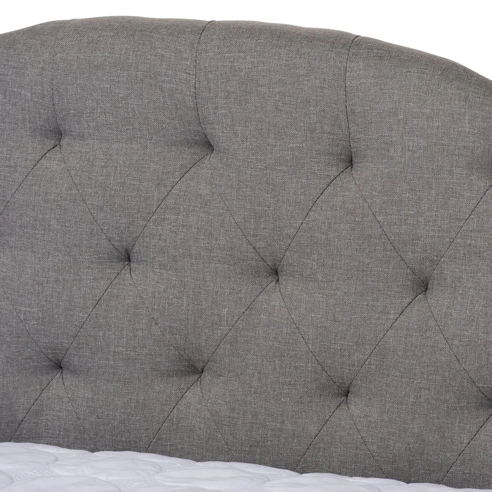 Eliza Light Beige Fabric Upholstered Full Size Daybed