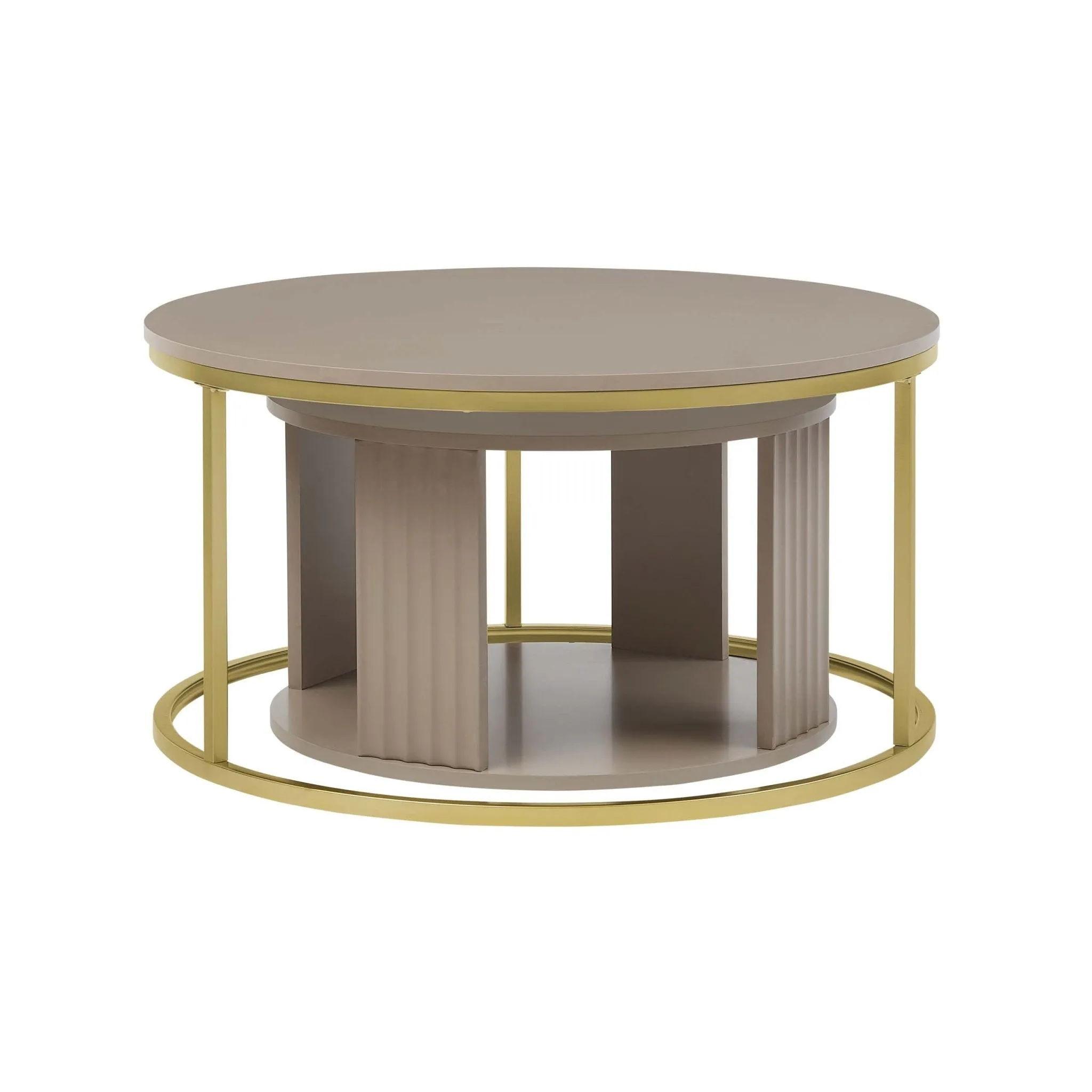 Evie Nesting Coffee Table - Taupe