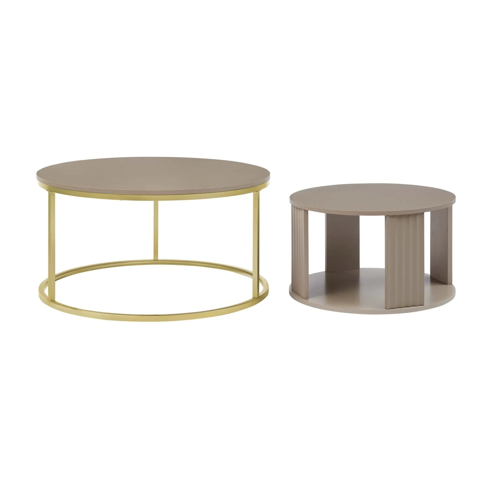 Evie Nesting Coffee Table - Taupe