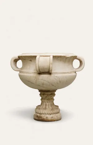 Floral Ring Marble Planter