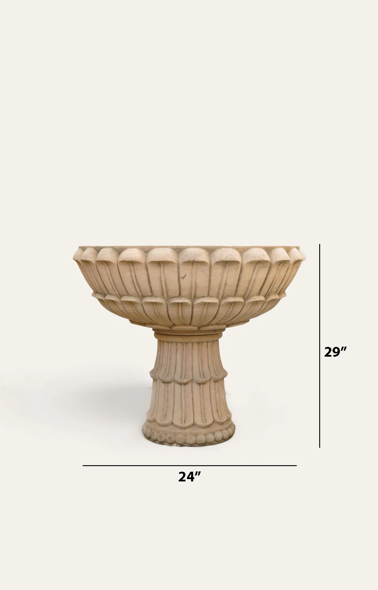Flower Sandstone Planter