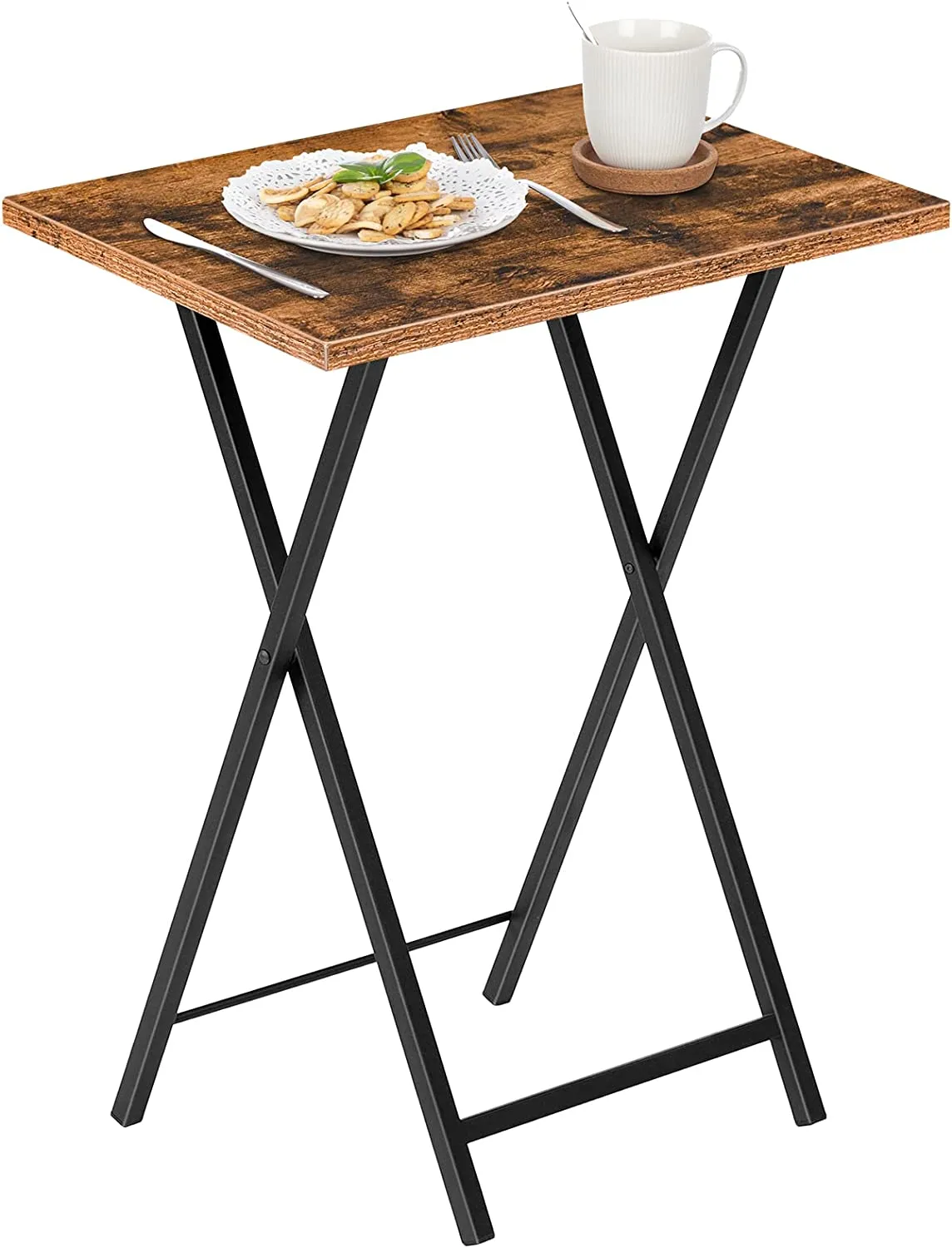 Folding TV Table, TV Tray, Stable Snack Table, Portable Sofaside Table