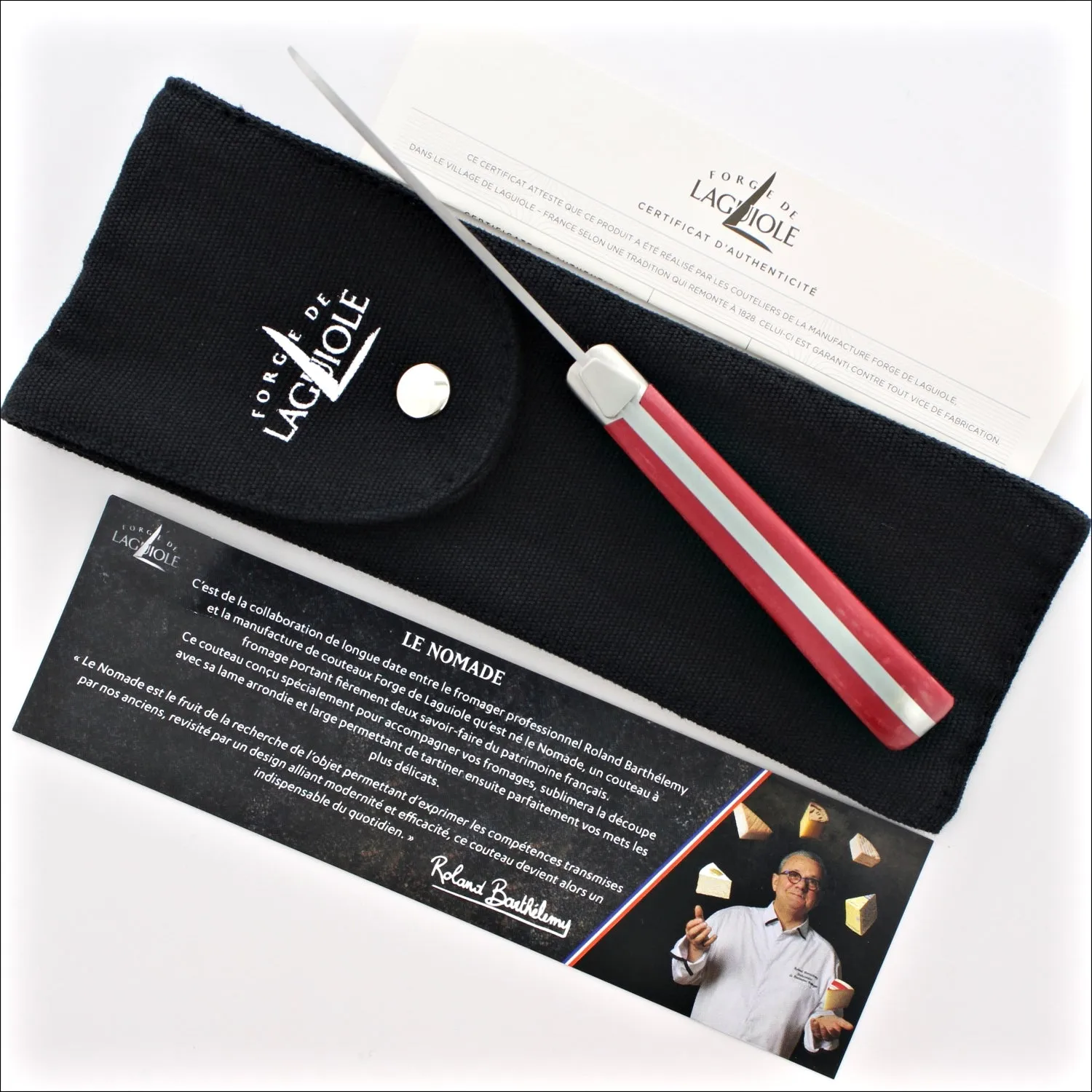 Forge de Laguiole Le Nomade" Cheese Knife