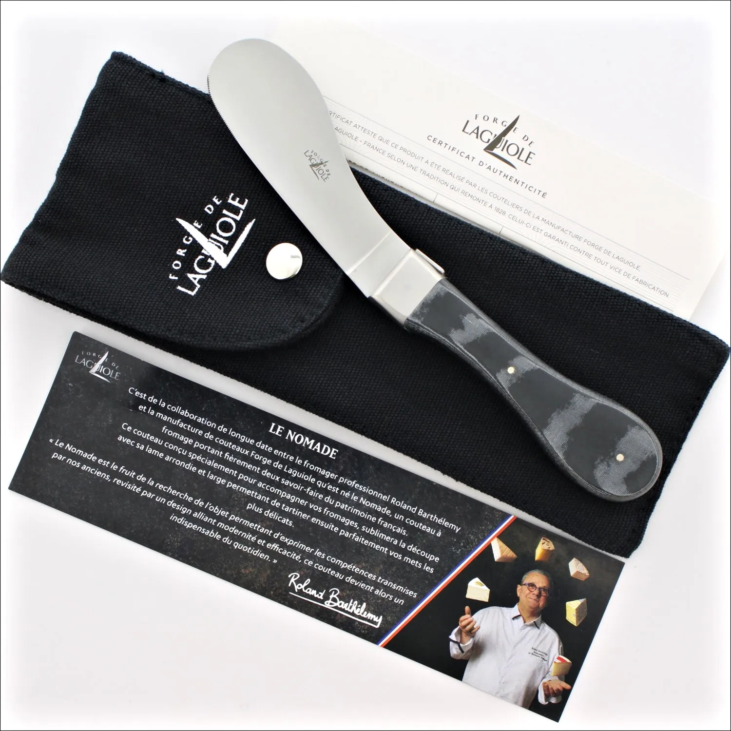 Forge de Laguiole Le Nomade" Cheese Knife