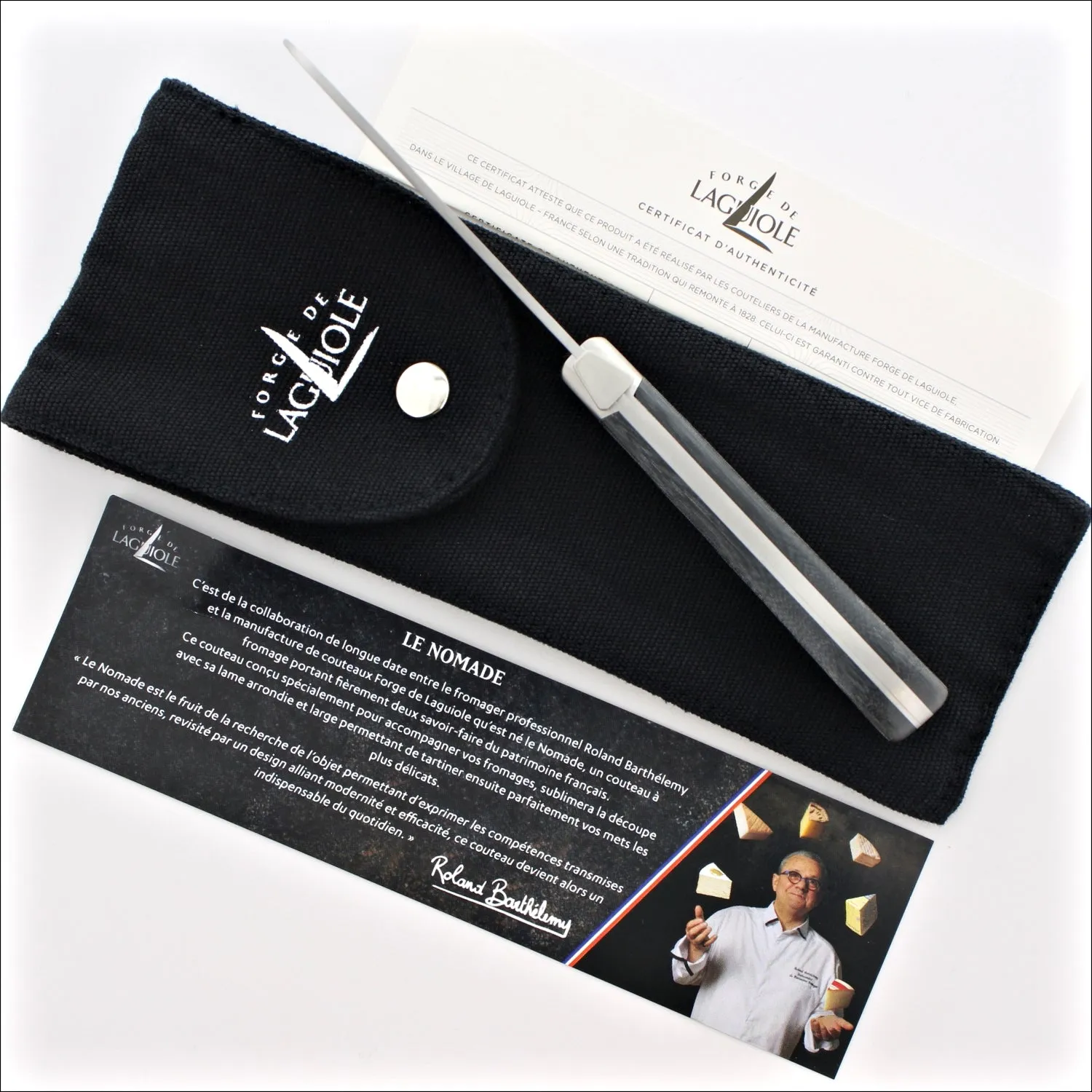Forge de Laguiole Le Nomade" Cheese Knife