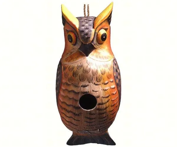Great Horned Owl Bird House