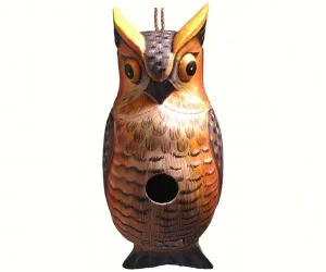 Great Horned Owl Bird House