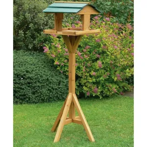 Green Jem Wooden Bird Table