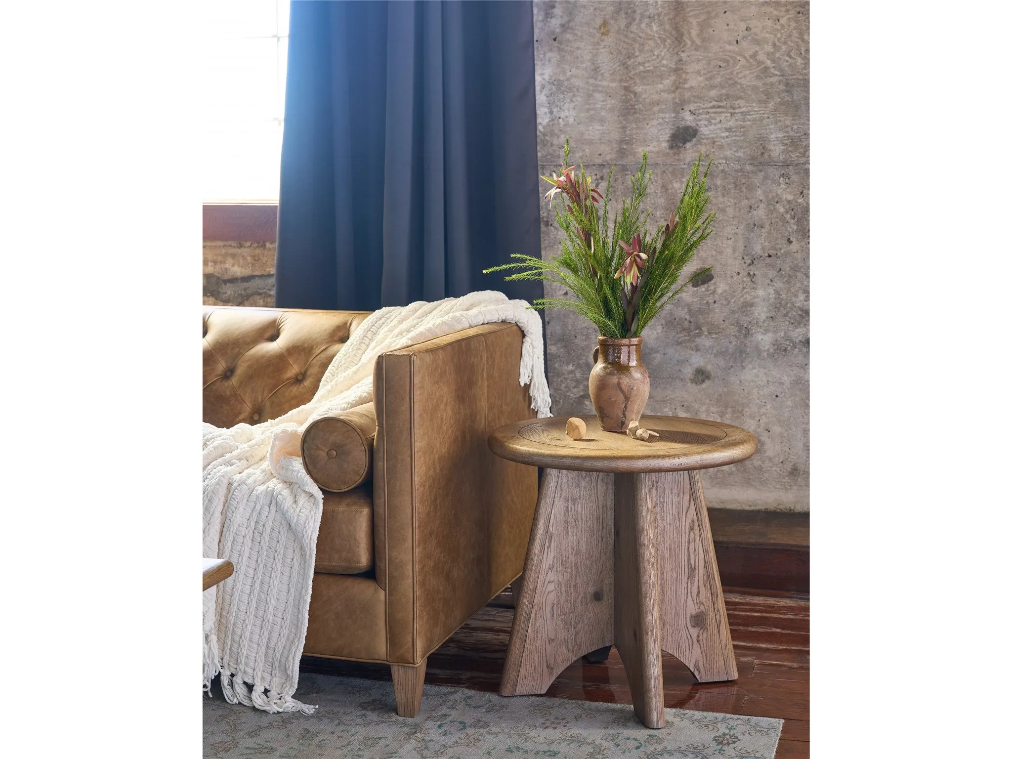 Griffith Park Sienna Round Side Table