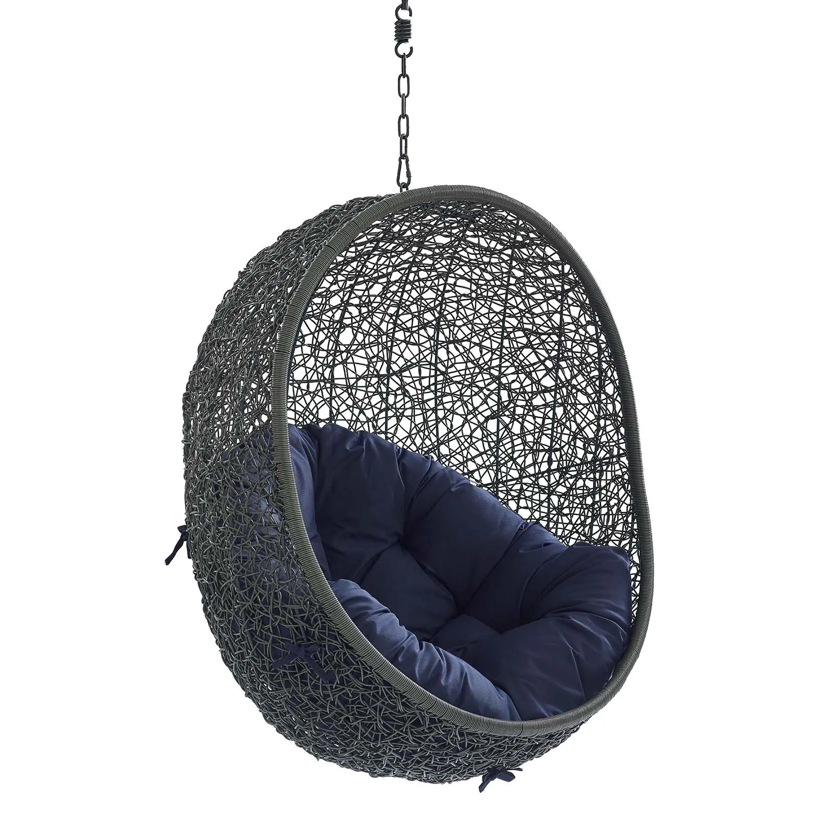 Hide Sunbrella Fabric Swing Outdoor Patio Lounge Chair Without Stand