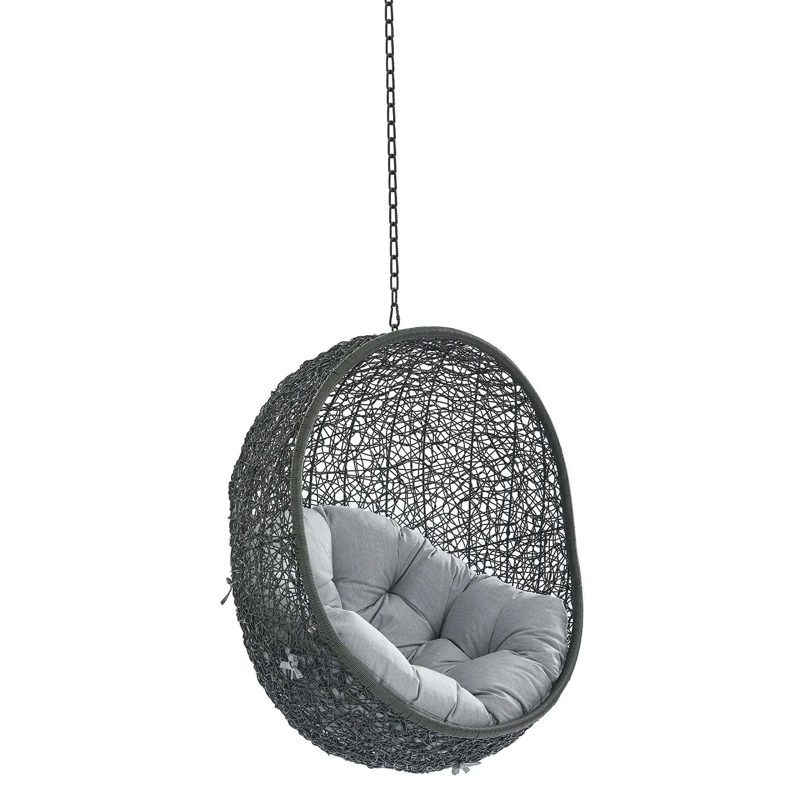 Hide Sunbrella Fabric Swing Outdoor Patio Lounge Chair Without Stand