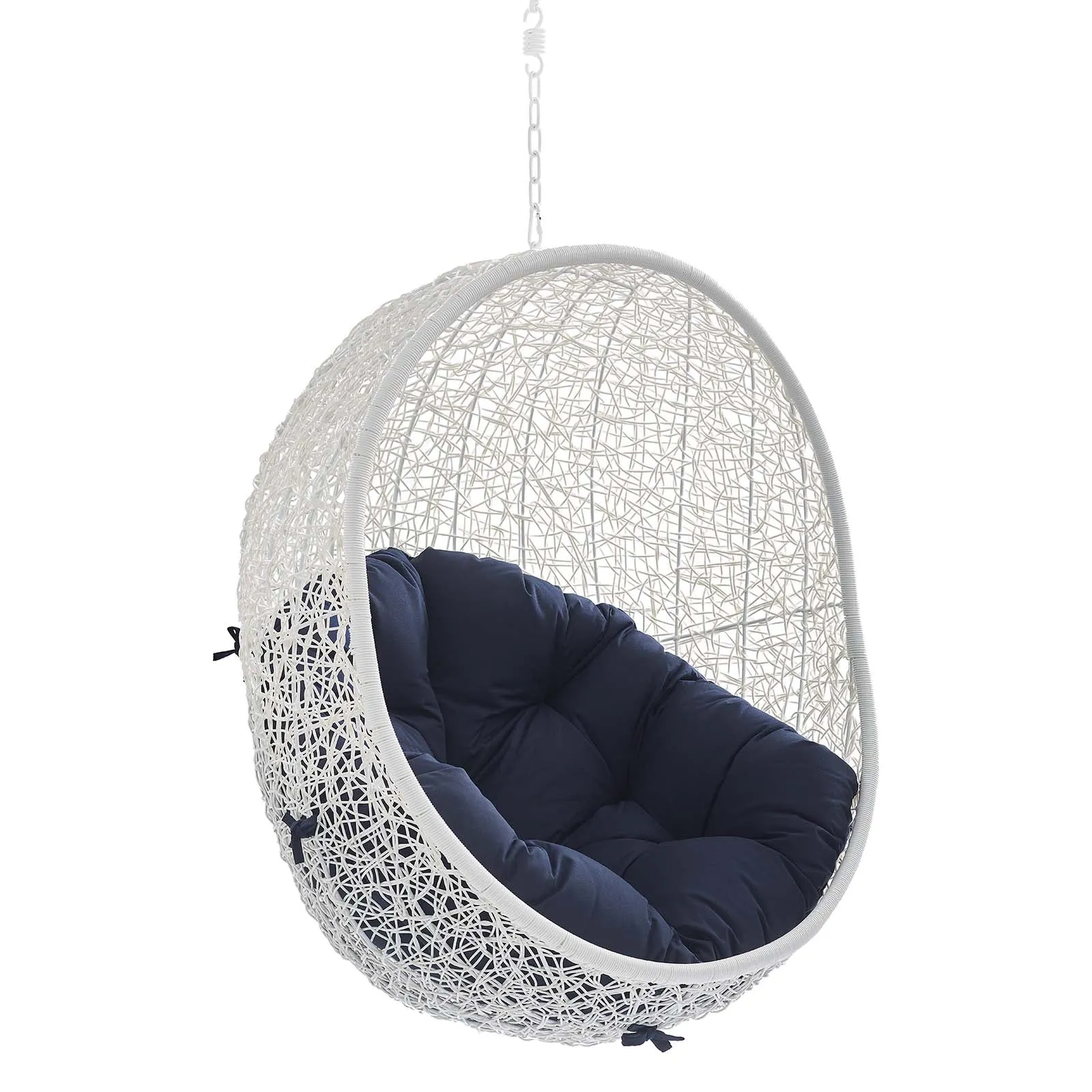 Hide Sunbrella Fabric Swing Outdoor Patio Lounge Chair Without Stand