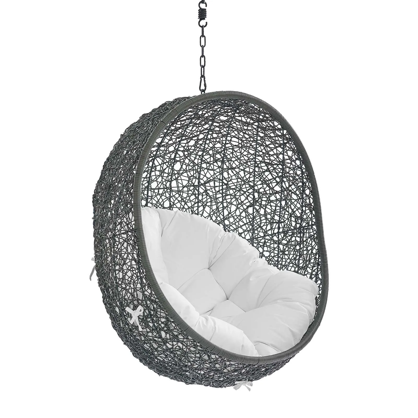 Hide Sunbrella Fabric Swing Outdoor Patio Lounge Chair Without Stand
