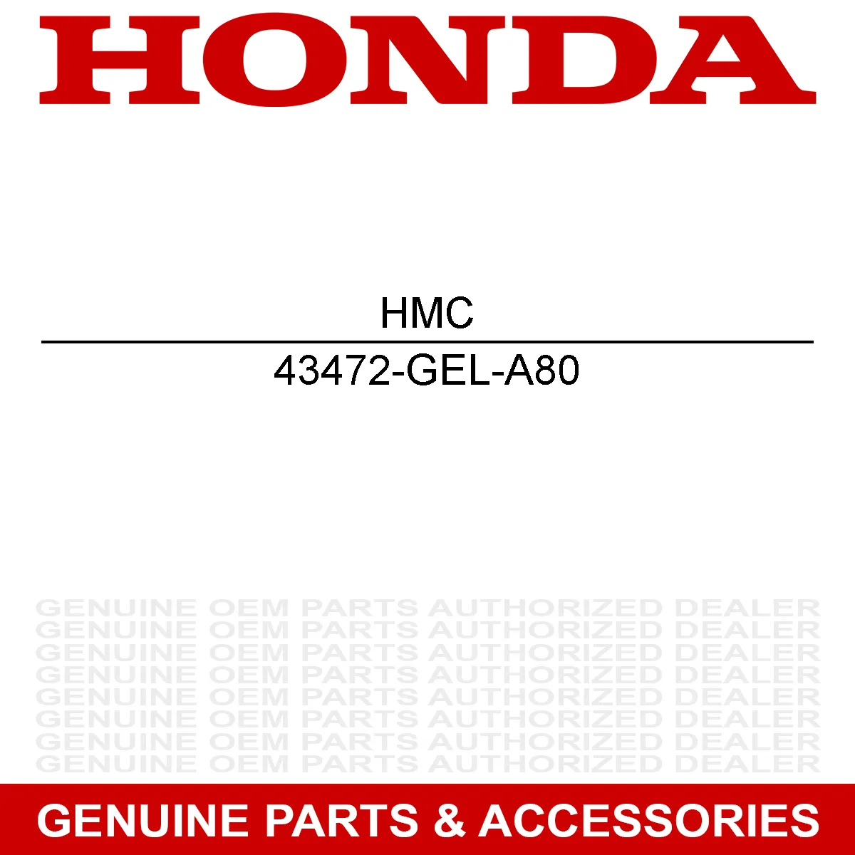 Honda 43472-GEL-A80 Brake Rod A Spring Motorcycle CRF50 Genuine OEM