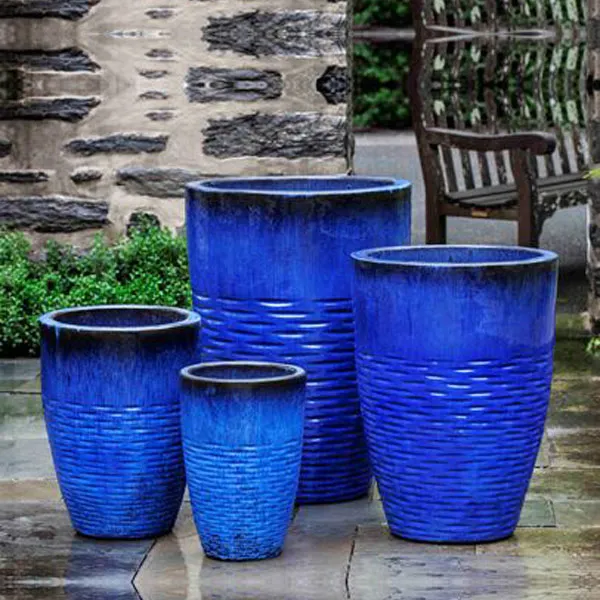 Hyphen Planter Set of 4, Tall Campania International