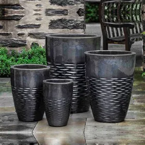 Hyphen Planter Set of 4, Tall Campania International