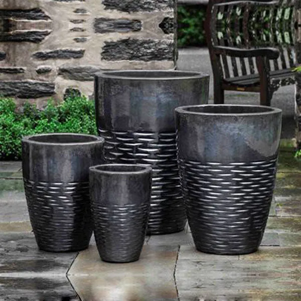 Hyphen Planter Set of 4, Tall Campania International