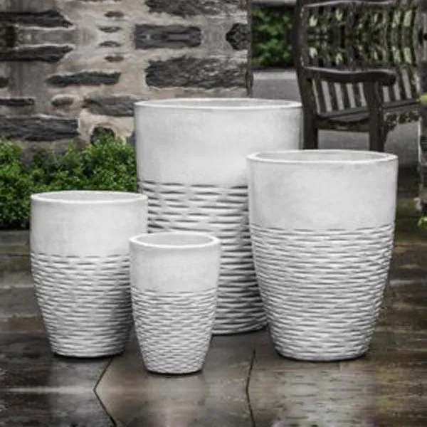 Hyphen Planter Set of 4, Tall Campania International