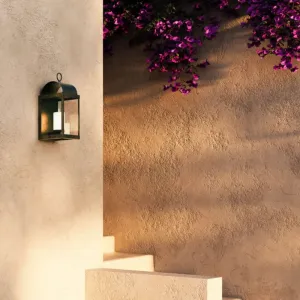 Italian Faux Candle Exterior Wall Lantern