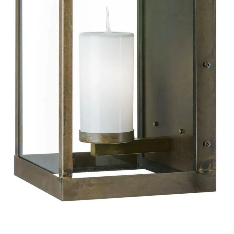 Italian Faux Candle Exterior Wall Lantern