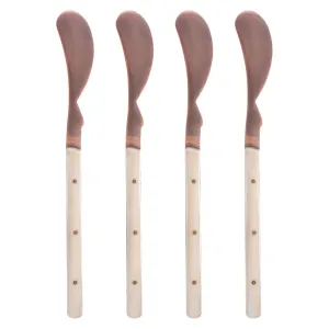 Ivory and Copper Resin Spreader Set
