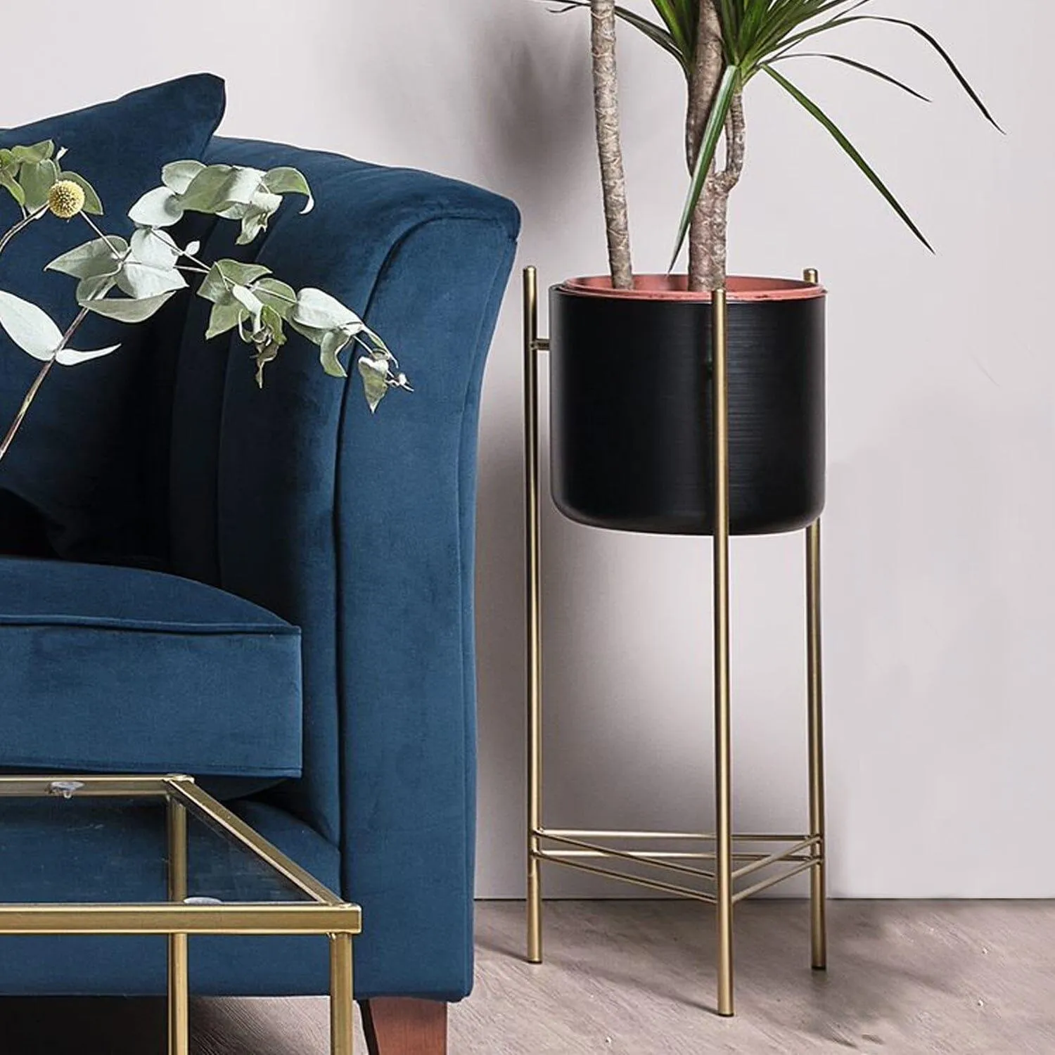 Katie Metal Planters Pair - Tall