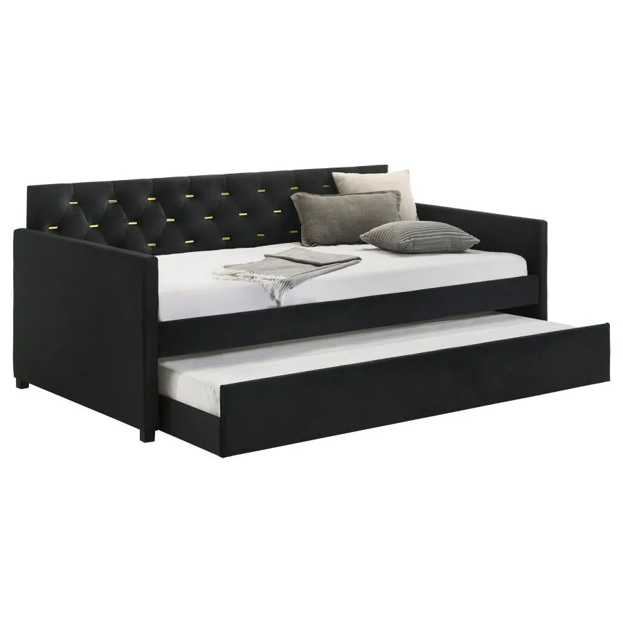 Kendall Upholstered Twin Daybed with Trundle
