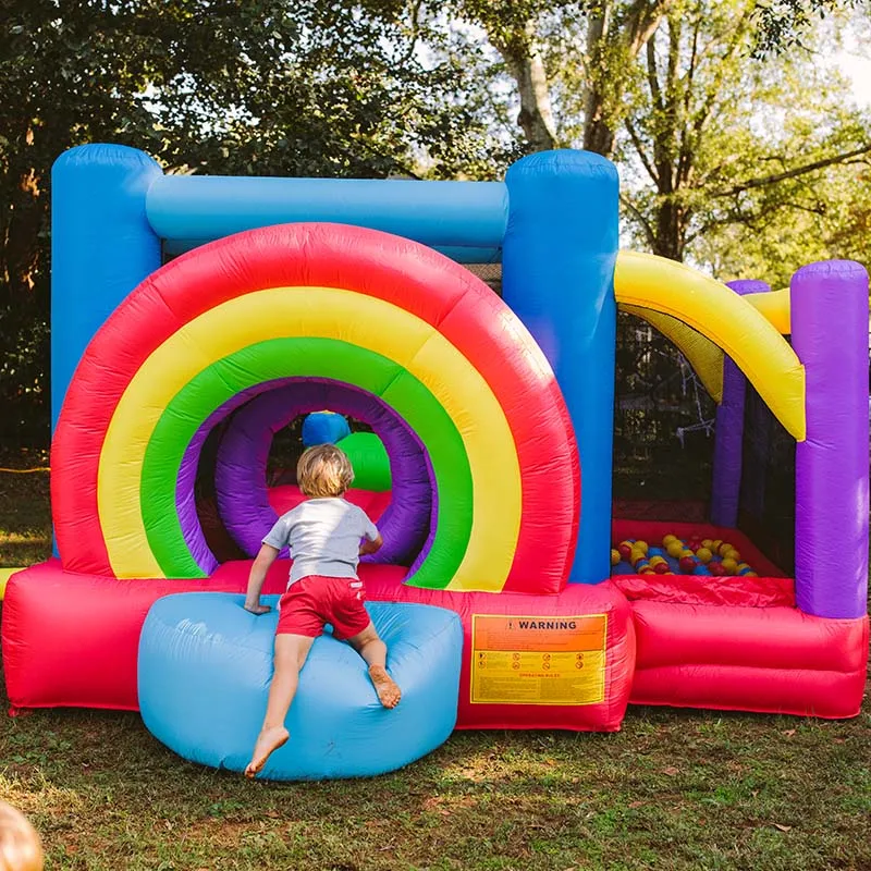 KidWise Lucky Rainbow Bounce House