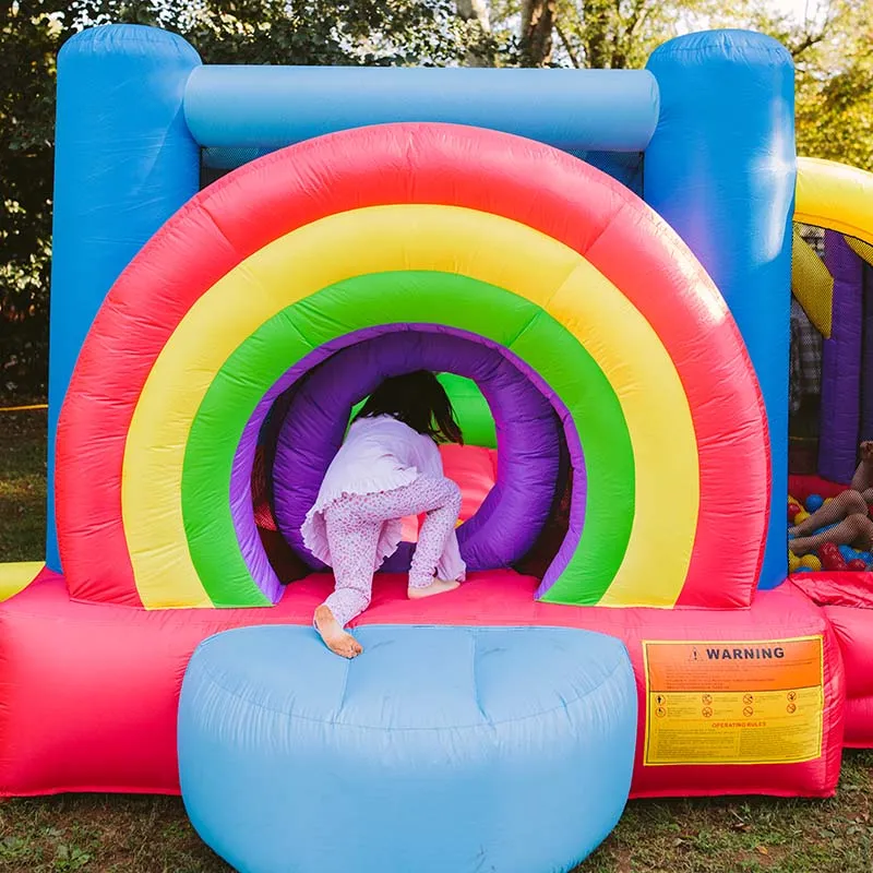 KidWise Lucky Rainbow Bounce House