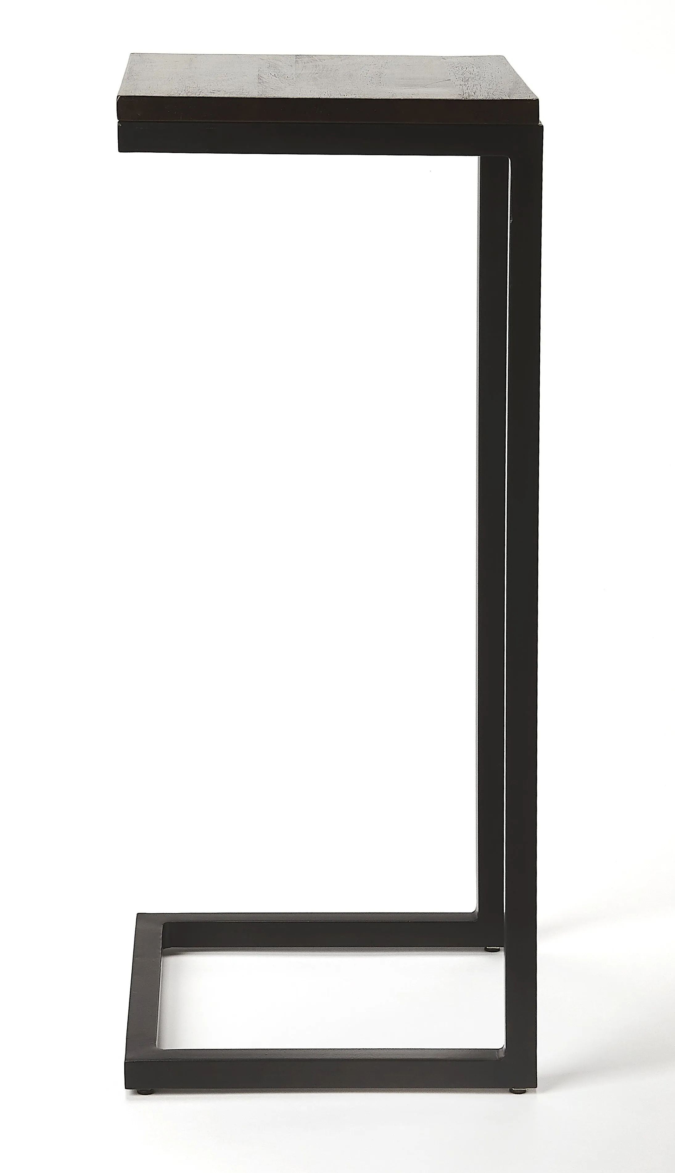 Kilmer Wood & Metal Finsih Side Table in Dark Brown  5374403