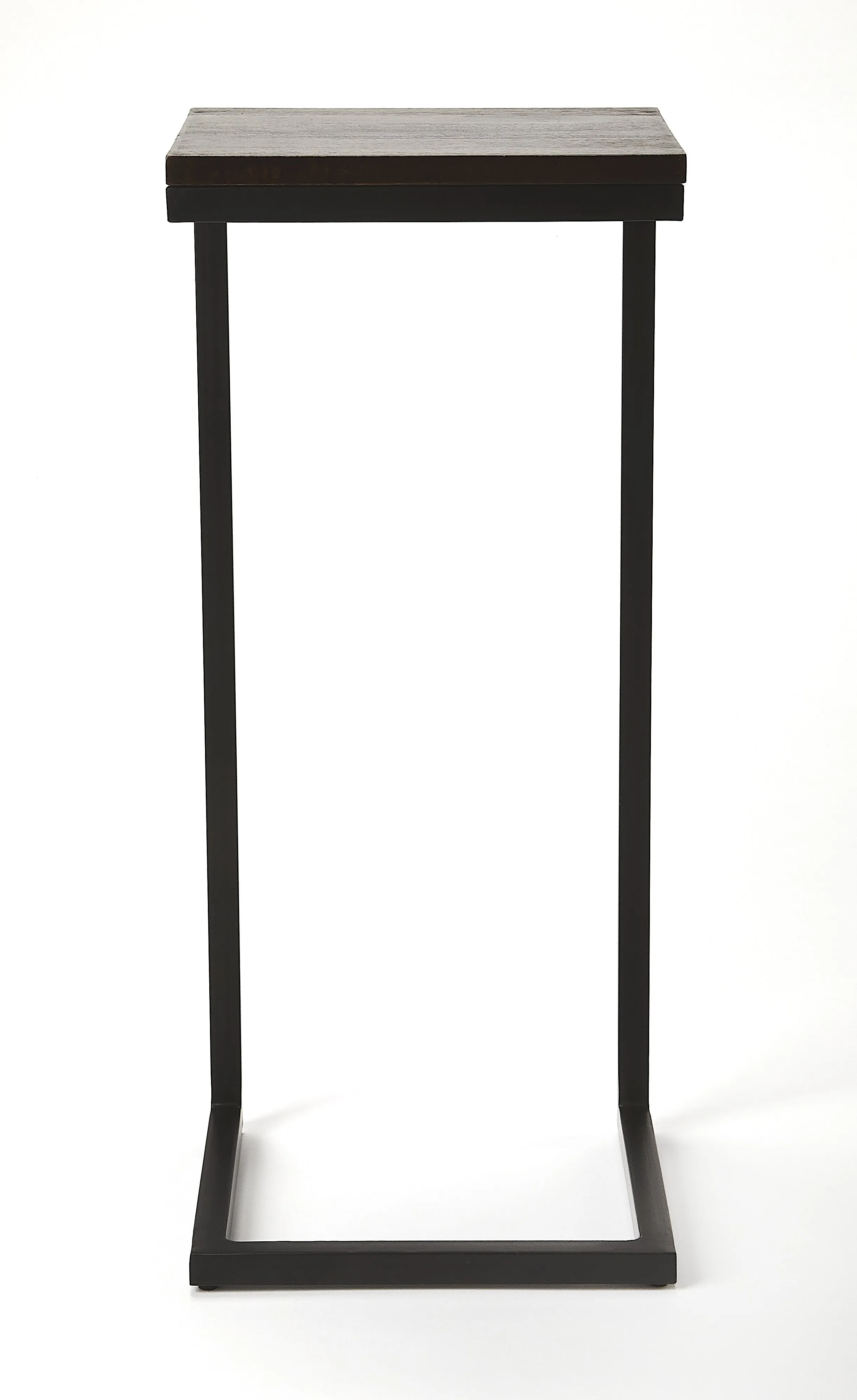Kilmer Wood & Metal Finsih Side Table in Dark Brown  5374403