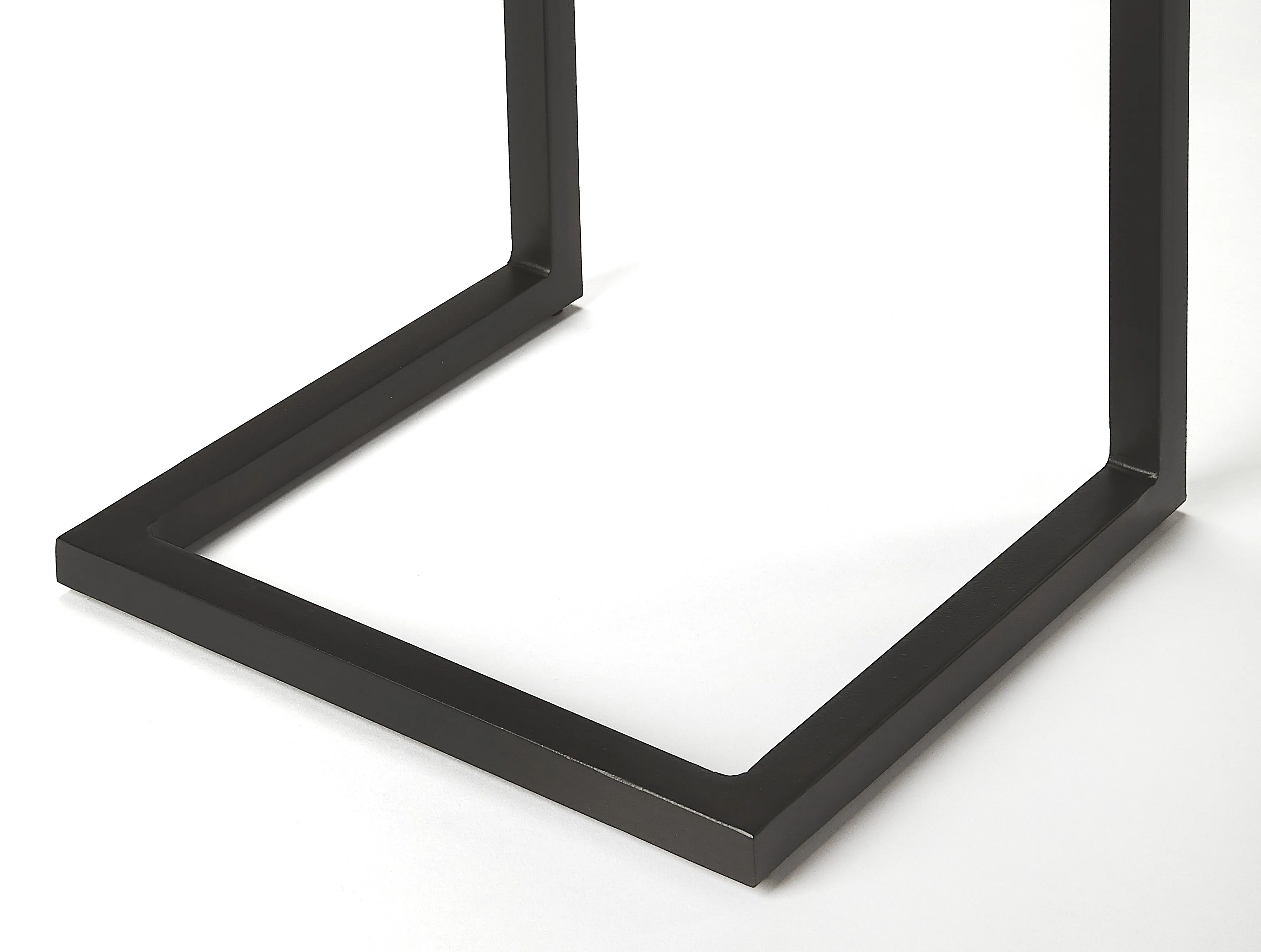 Kilmer Wood & Metal Finsih Side Table in Dark Brown  5374403